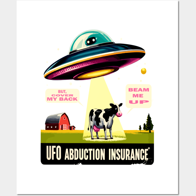 UFO Abduction Wall Art by maknatess